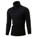 Men's Fashion Style Store G04-Black / S (55-65KG) Winter Men's High Quality Turtleneck Sweater