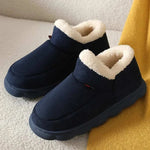 Men's Fashion Style Store Kidmi Men Plush Fur Slippers Winter Warm Outdoor Fluffy Soft Cotton Men Boots Indoor Home Fashion Fur Cozy Furry Men Flat Shoes