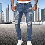 Men's Fashion Style Store 8846-blue / XL / CHINA Men Jeans