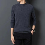 Men's Fashion Style Store Dark gray / M(165) Casual Men's Sweater Warm and Comfortable Long Sleeve Pullover Sweater Men Clothing