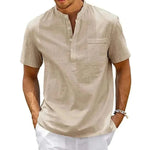 Men's Fashion Style Store Cotton Linen Shirt Men