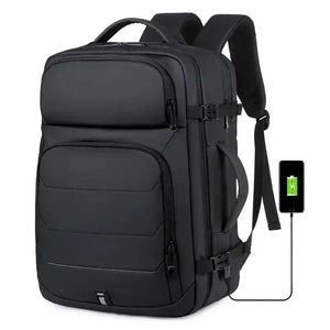 MensFashionStyleStore PVC (expand layer) 40L Large Capacity Backpack