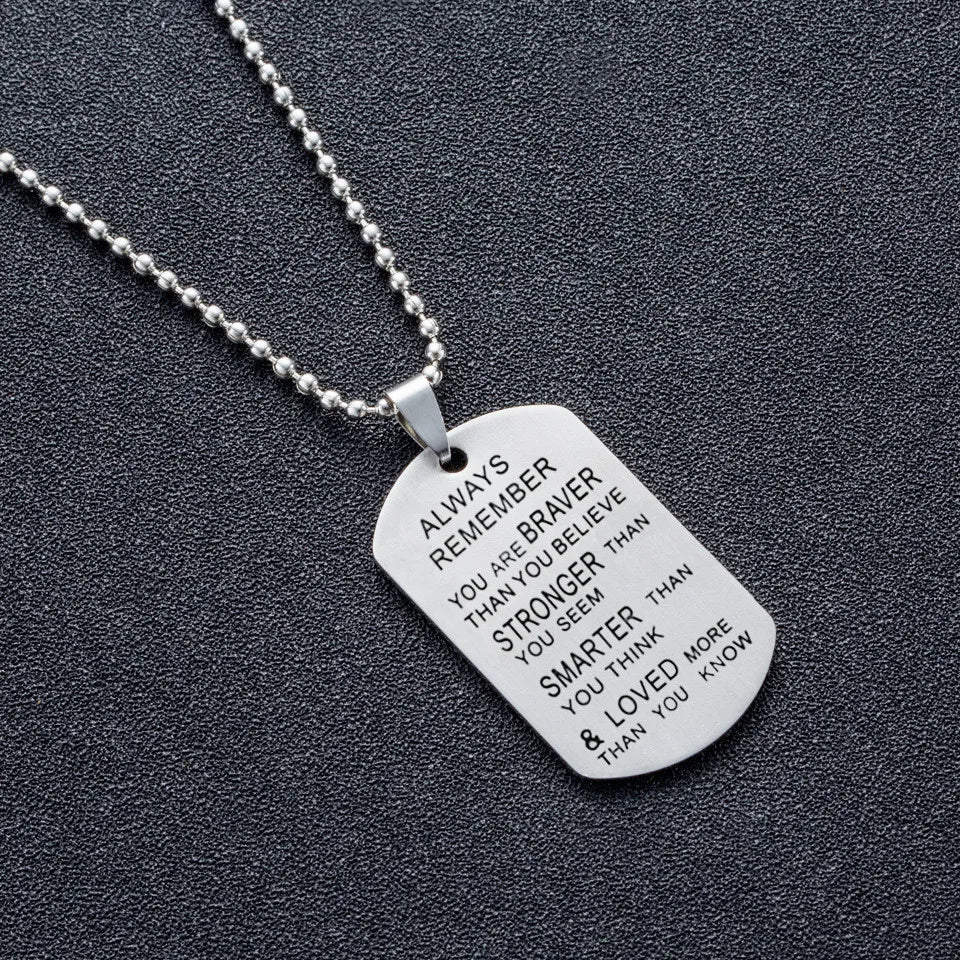 TAG NECKLACE