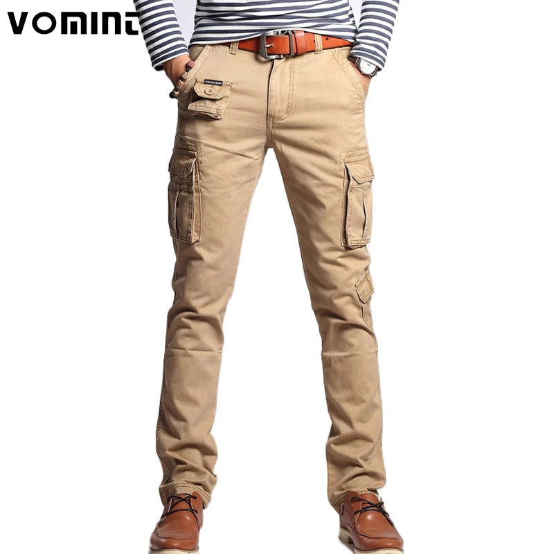 SLIM FIT MILITARY CARGO PANTS -  Men's Fashion Style Store