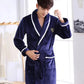 MensFashionStyleStore Style B9 / 3XL WINTER FLANNEL BATHROBE