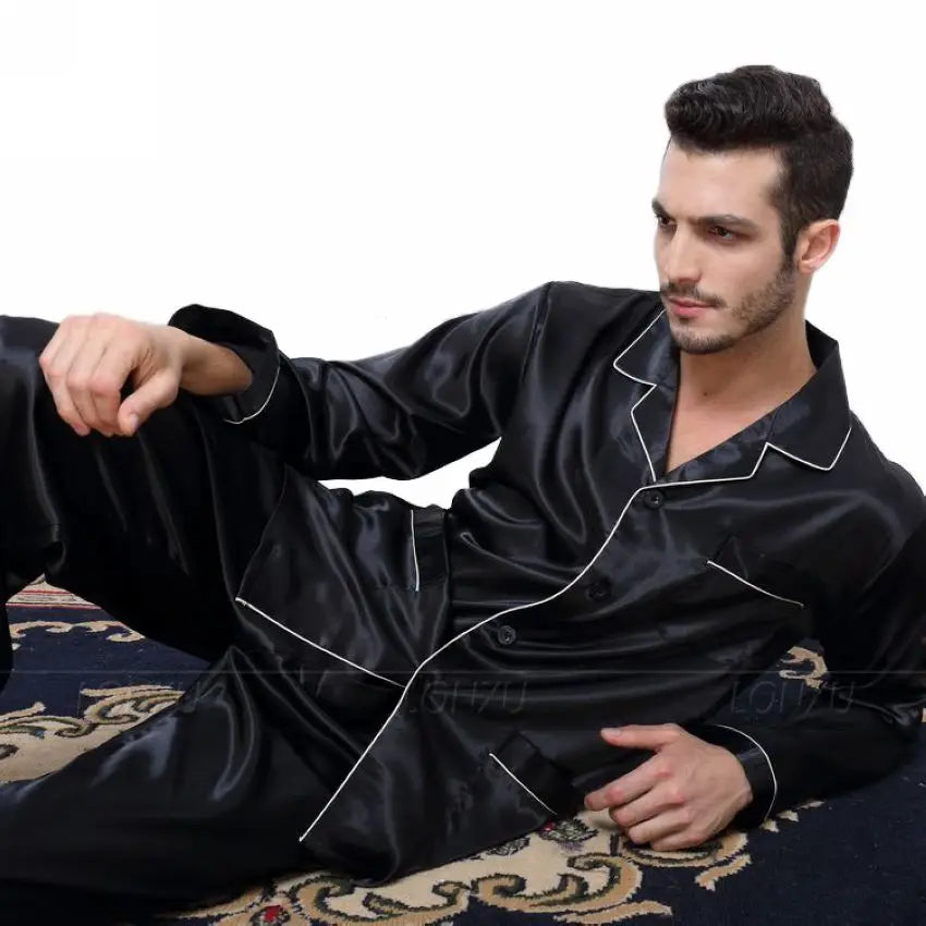 STYLISH SATIN SLEEPWEAR -  Men's Fashion Style Store