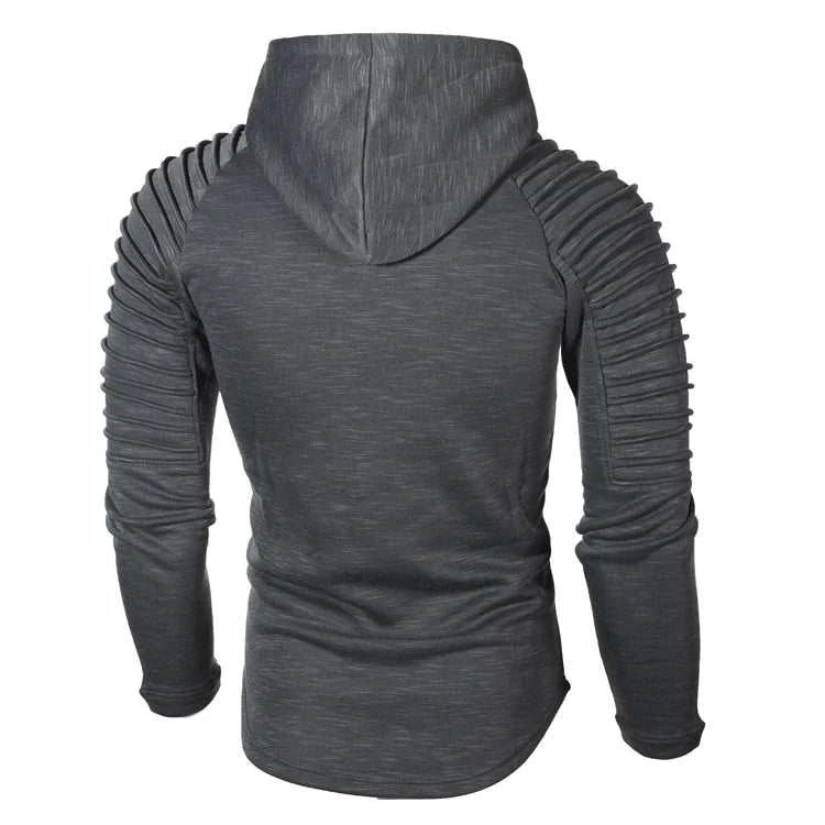 SOLID COLOUR CASUAL HOODIE -  Men's Fashion Style Store