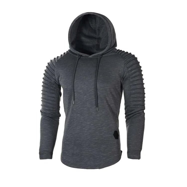 SOLID COLOUR CASUAL HOODIE -  Men's Fashion Style Store