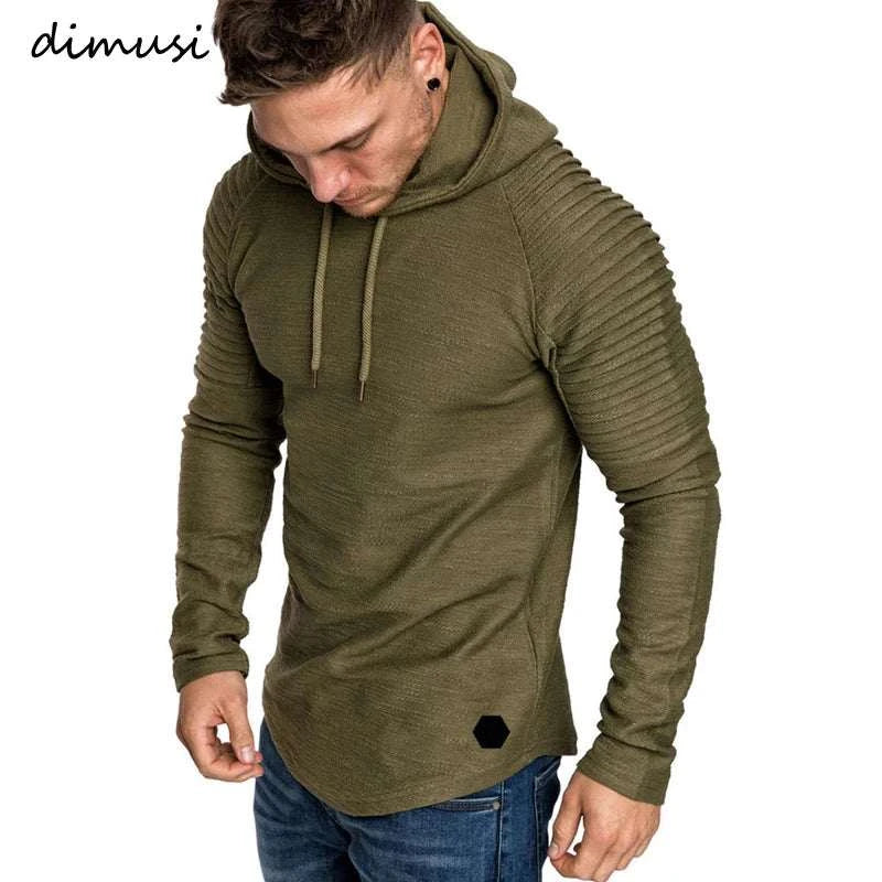 SOLID COLOUR CASUAL HOODIE -  Men's Fashion Style Store