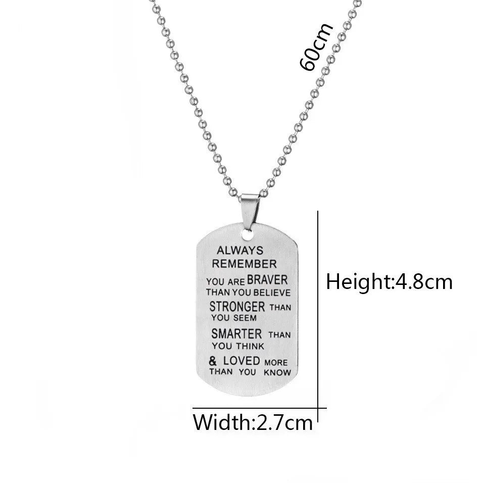 TAG NECKLACE