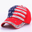 AMERICAN FLAG BASEBALL CAP