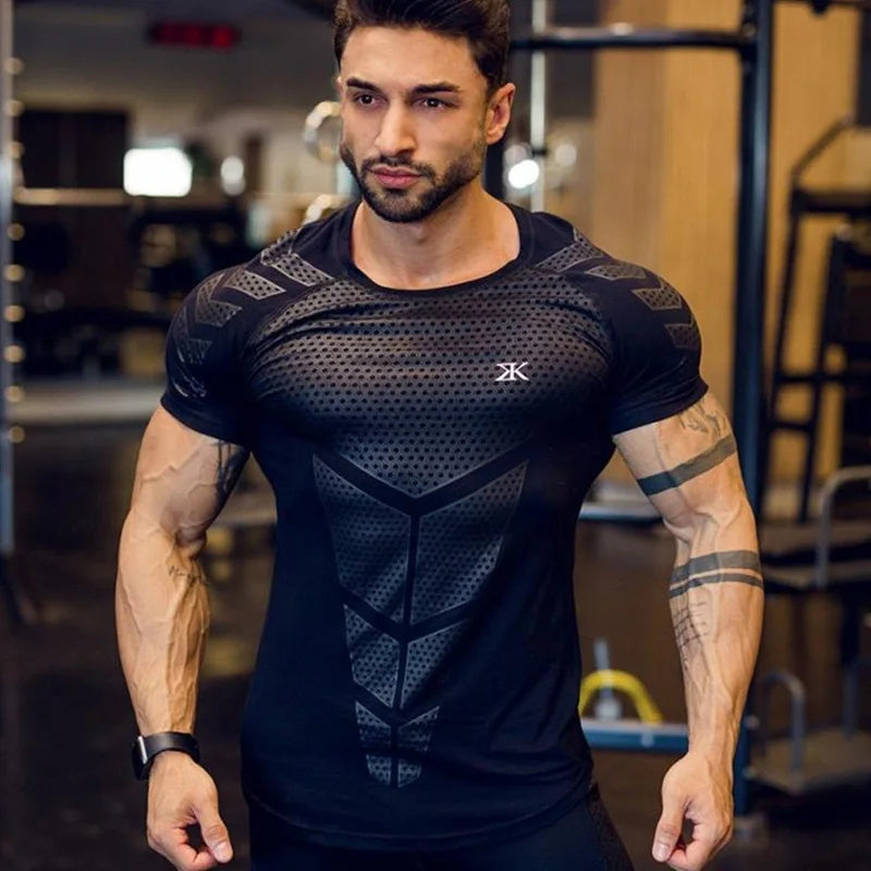 BREATHABLE QUICK DRY FITNESS TOP -  Men's Fashion Style Store