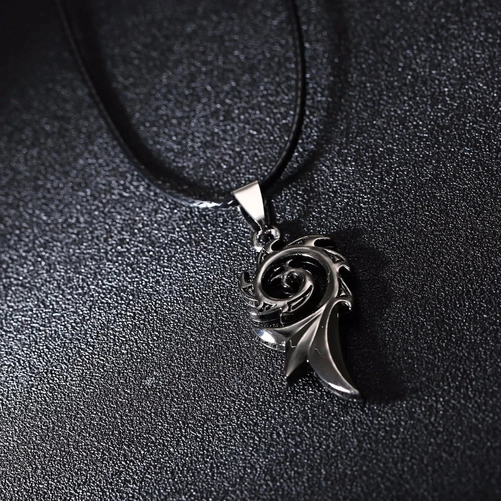 DRAGON FLAME PENDANT NECKLACE -  Men's Fashion Style Store