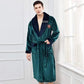 MensFashionStyleStore Style C17 / M WINTER FLANNEL BATHROBE