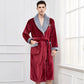 MensFashionStyleStore Style C18 / XXL WINTER FLANNEL BATHROBE