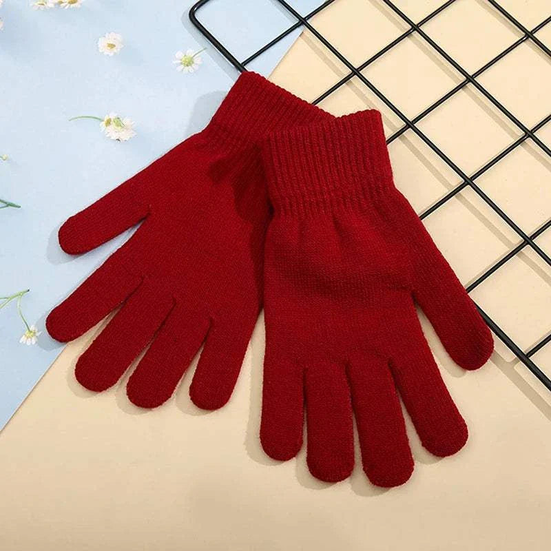 mens wool knit gloves