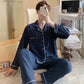 MensFashionStyleStore Blue / 85KG-95KG COMFY COTTON PAJAMA SET