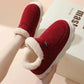  Men's Fashion Style Store Kidmi Men Plush Fur Slippers Winter Warm Outdoor Fluffy Soft Cotton Men Boots Indoor Home Fashion Fur Cozy Furry Men Flat Shoes