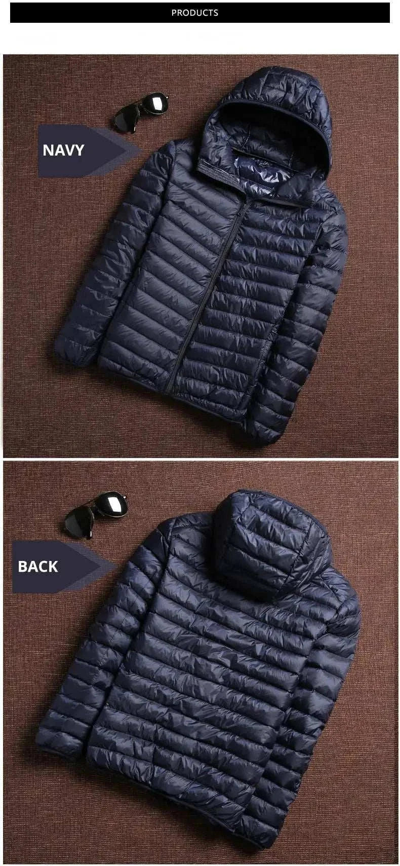 puffer jacket with hood