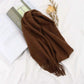 Men's Fashion Style Store WJ2018C1brown / 165-30CM pure wool High Quality  Wool Scarf Autumn Winter Men