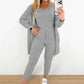  Men's Fashion Style Store New Autumn Winter Women's Elastic Pajamas Sports Set Crop Top+Long Pants+Coat Woman 3 Pieces Suit Soft Homewear Pyjamas S-3XL