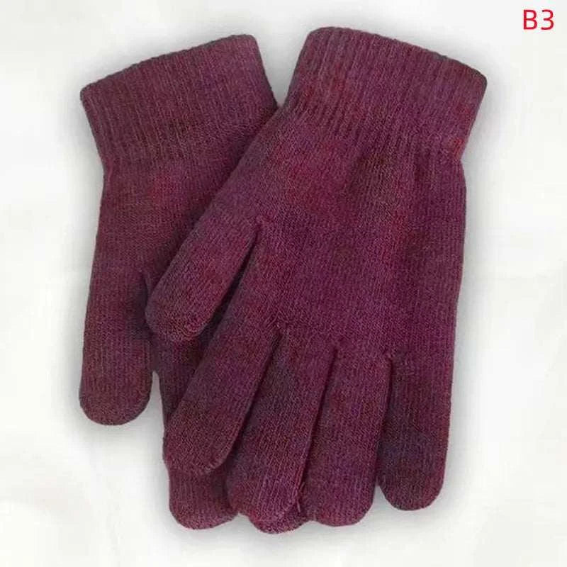 mens wool knit gloves