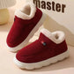  Men's Fashion Style Store A-Red / CHINA / 44-45(fit42-43) Kidmi Men Plush Fur Slippers Winter Warm Outdoor Fluffy Soft Cotton Men Boots Indoor Home Fashion Fur Cozy Furry Men Flat Shoes