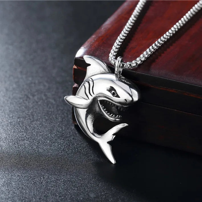 SHARK NECKLACE -  Men's Fashion Style Store