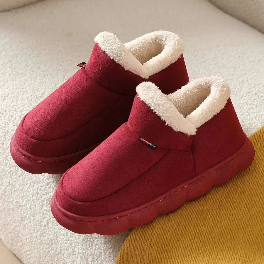 mens fur lined slippers