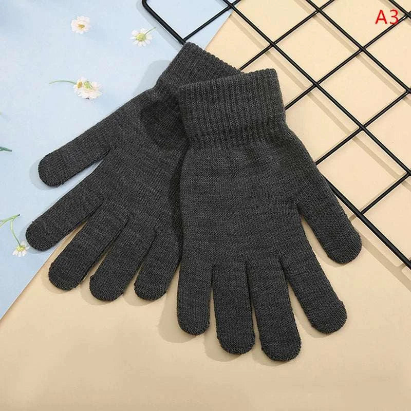 mens wool knit gloves