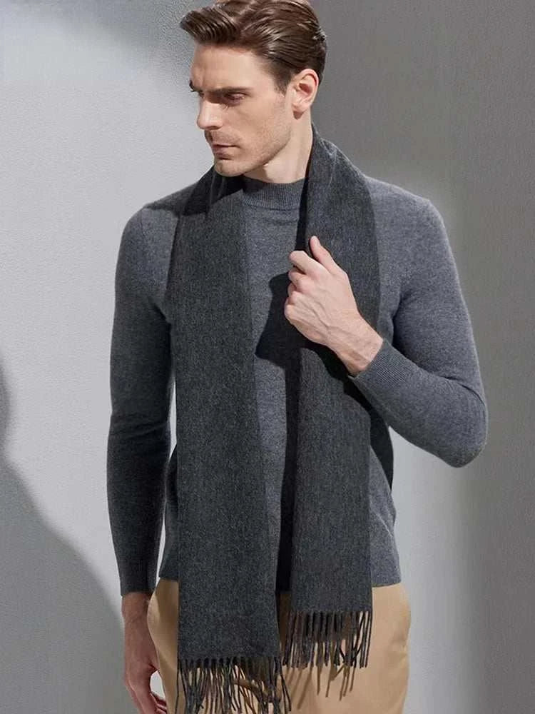 High Quality  Wool Scarf Autumn Winter Men