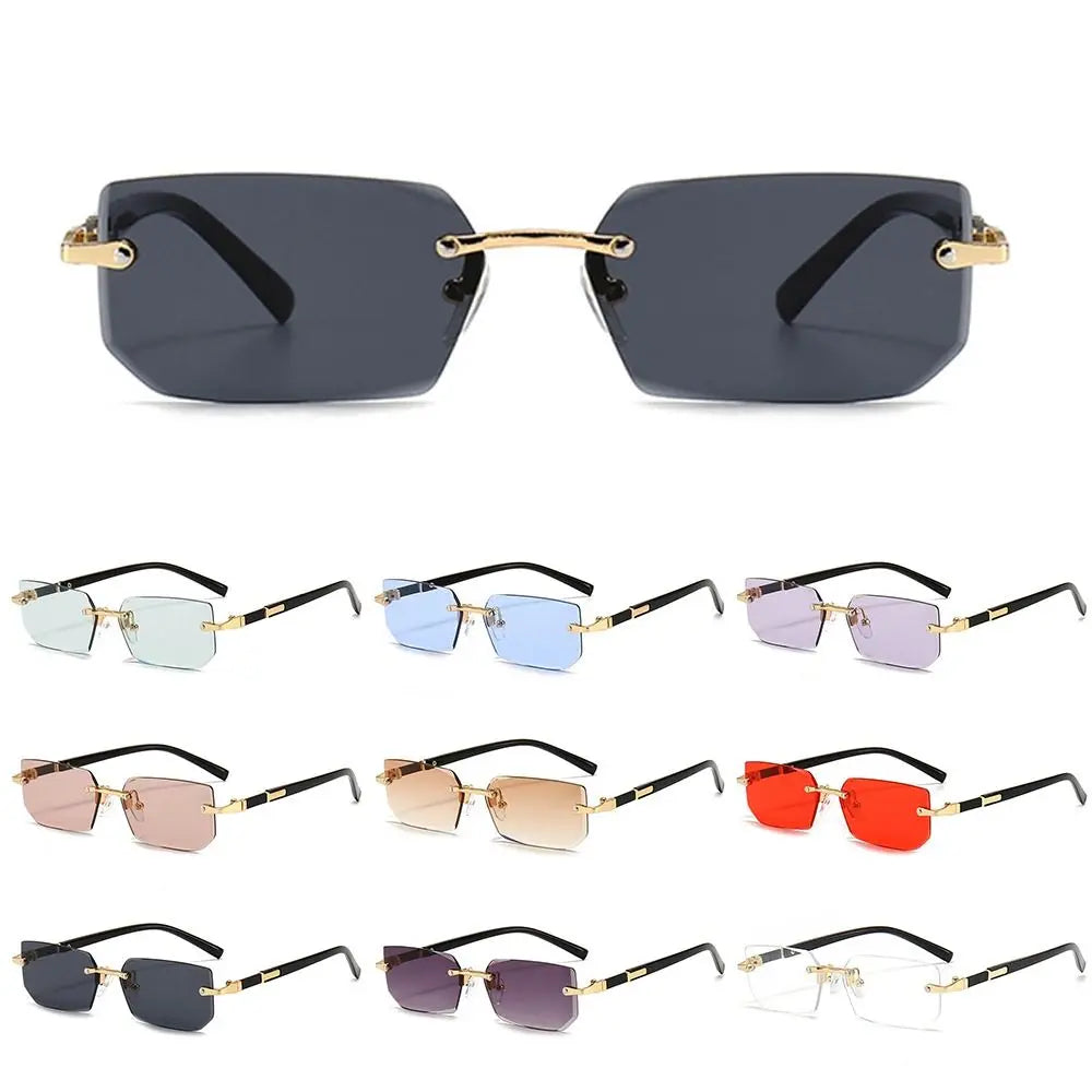 RETRO RIMLESS SUNGLASSES