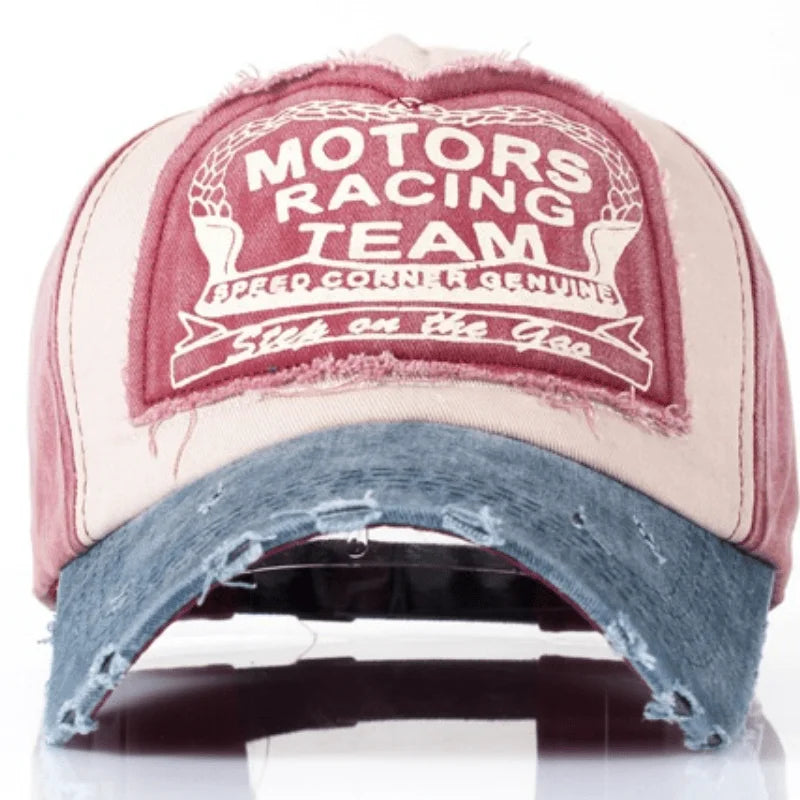 MOTORS RACING TEAM BASEBALL CAP -  Men's Fashion Style Store