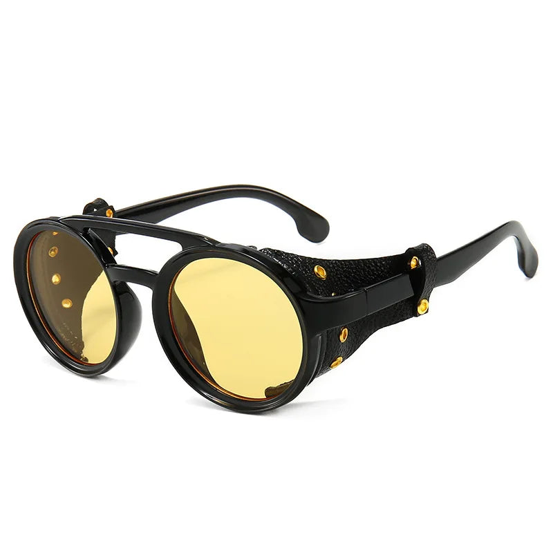 RECTANGULAR STEAMPUNK SUNGLASSES -  Men's Fashion Style Store