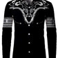  Men's Fashion Style Store CX0000328 / CHINA / 6XL Tribal Pattern Men's Shirt Tops Lapel Long Sleeve Closure Men's Casual Shirts Men's Daily Vacation Streetwear