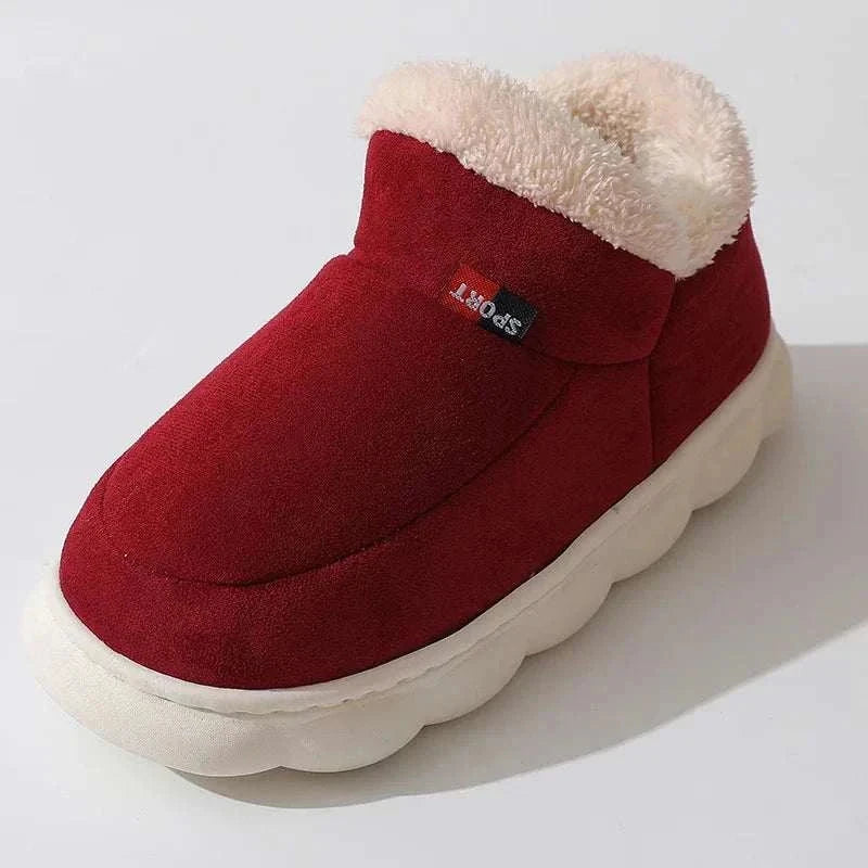 mens fur lined slippers