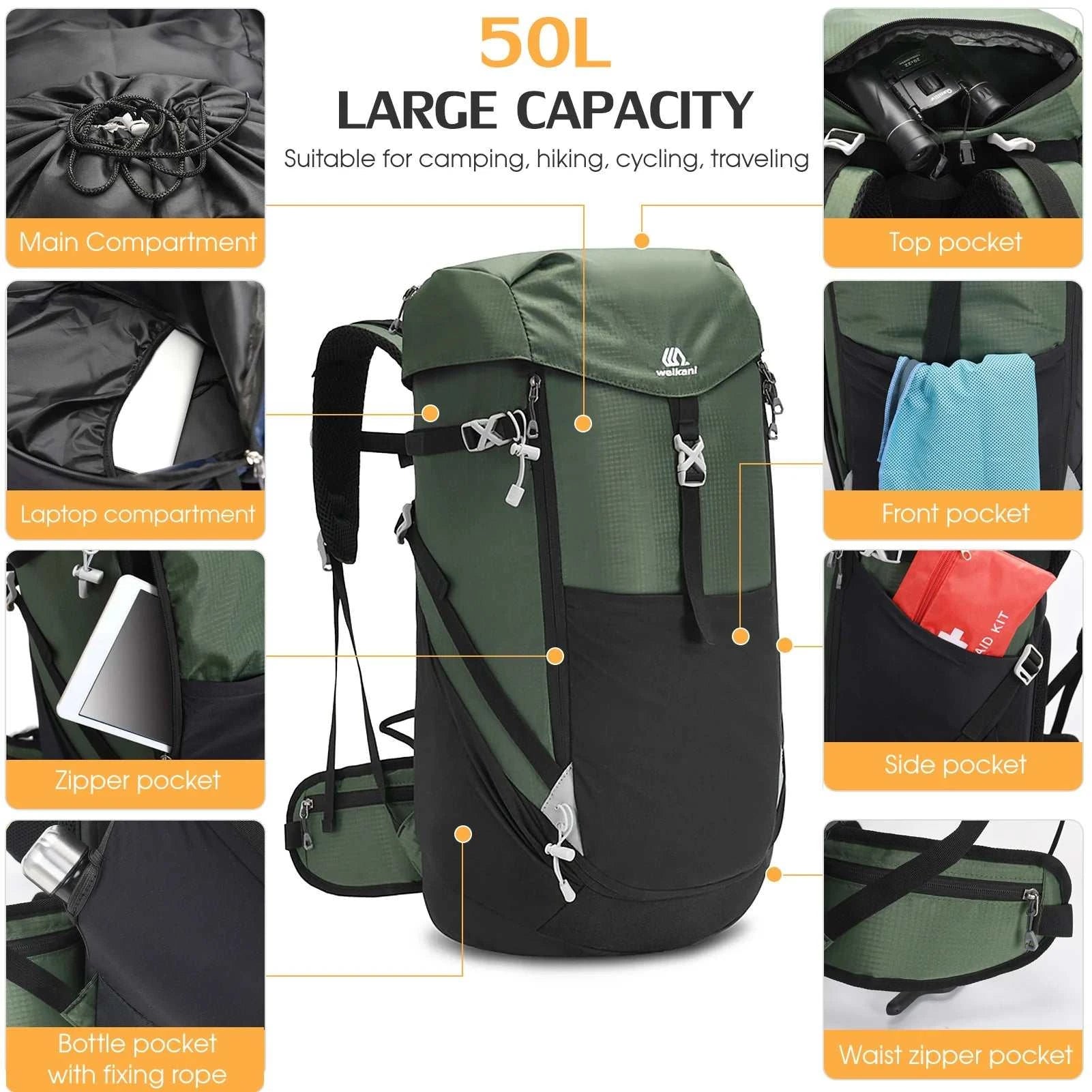 Waterproof Mountain Backpack