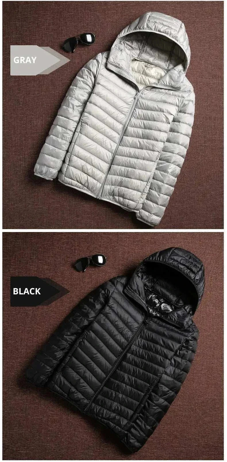 puffer jacket with hood