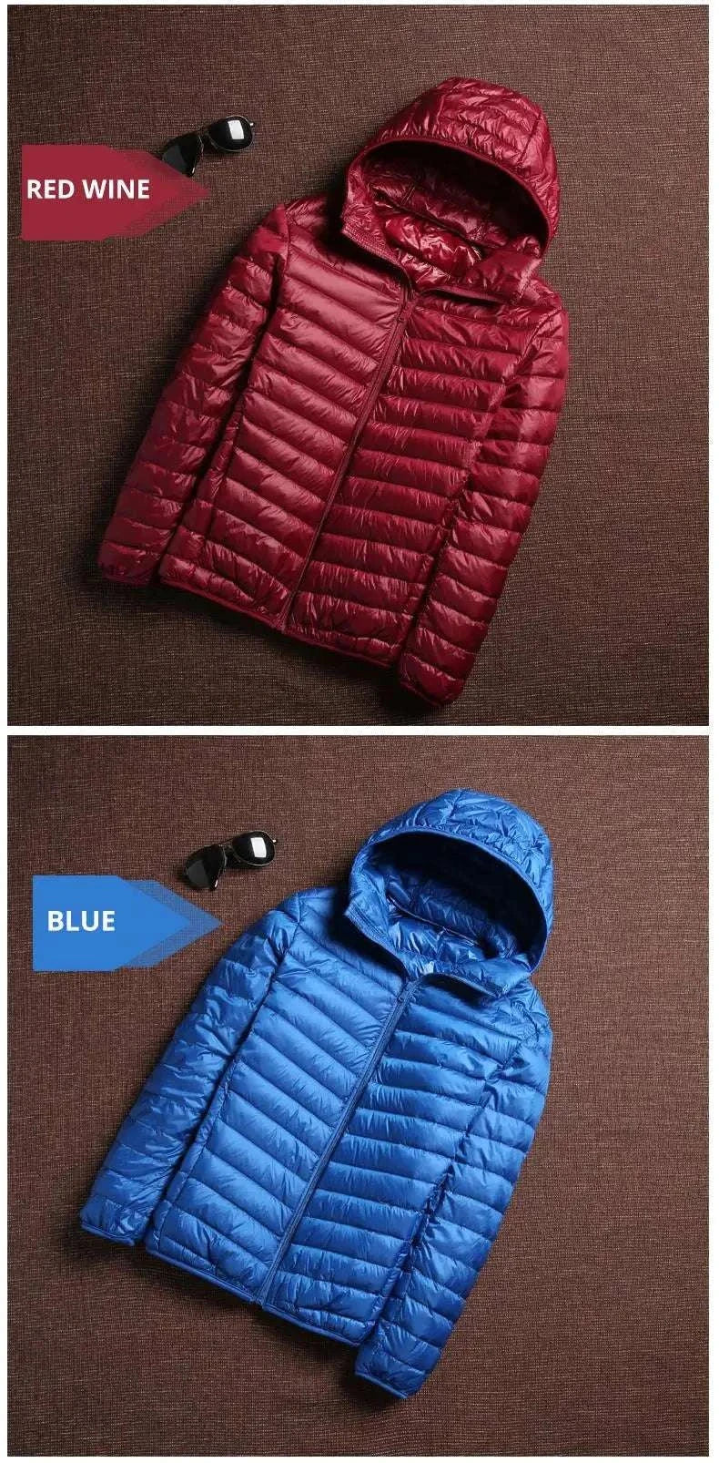 puffer jacket with hood