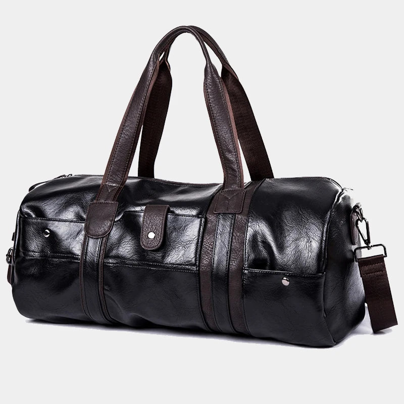 LARGE CAPACITY LEATHER GYM BAG -  Men's Fashion Style Store