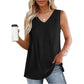  Men's Fashion Style Store black / L Summer Pleated Tank Tops