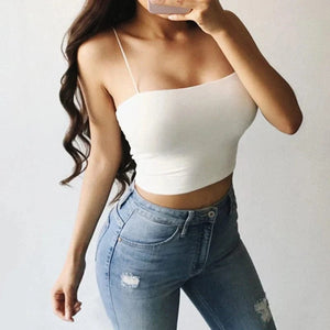  Men's Fashion Style Store white / L Women Summer Fashion Tanks Tops