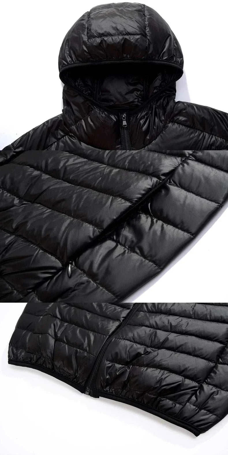 puffer jacket with hood