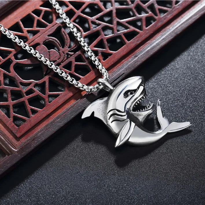 SHARK NECKLACE -  Men's Fashion Style Store