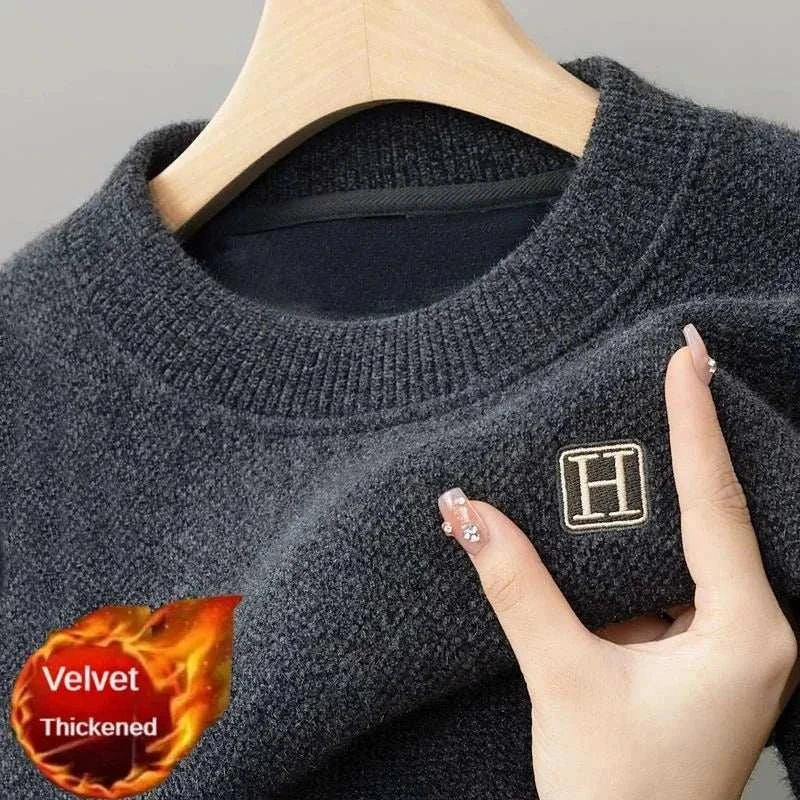 Winter Men's Warm Fleece Sweater