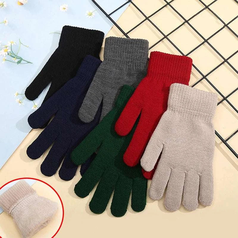 mens wool knit gloves