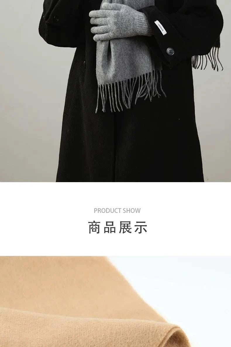 High Quality  Wool Scarf Autumn Winter Men