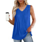  Men's Fashion Style Store Blue / S Summer Pleated Tank Tops