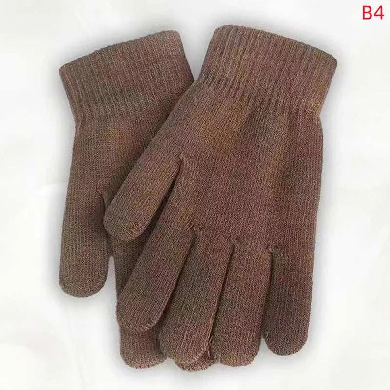 mens wool knit gloves