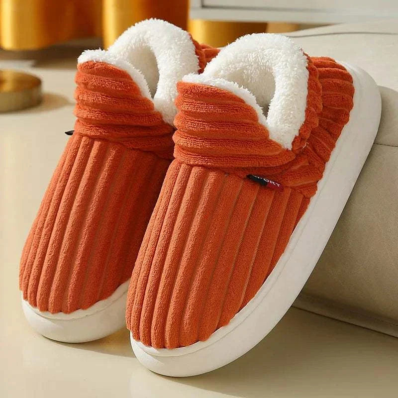 mens fur lined slippers